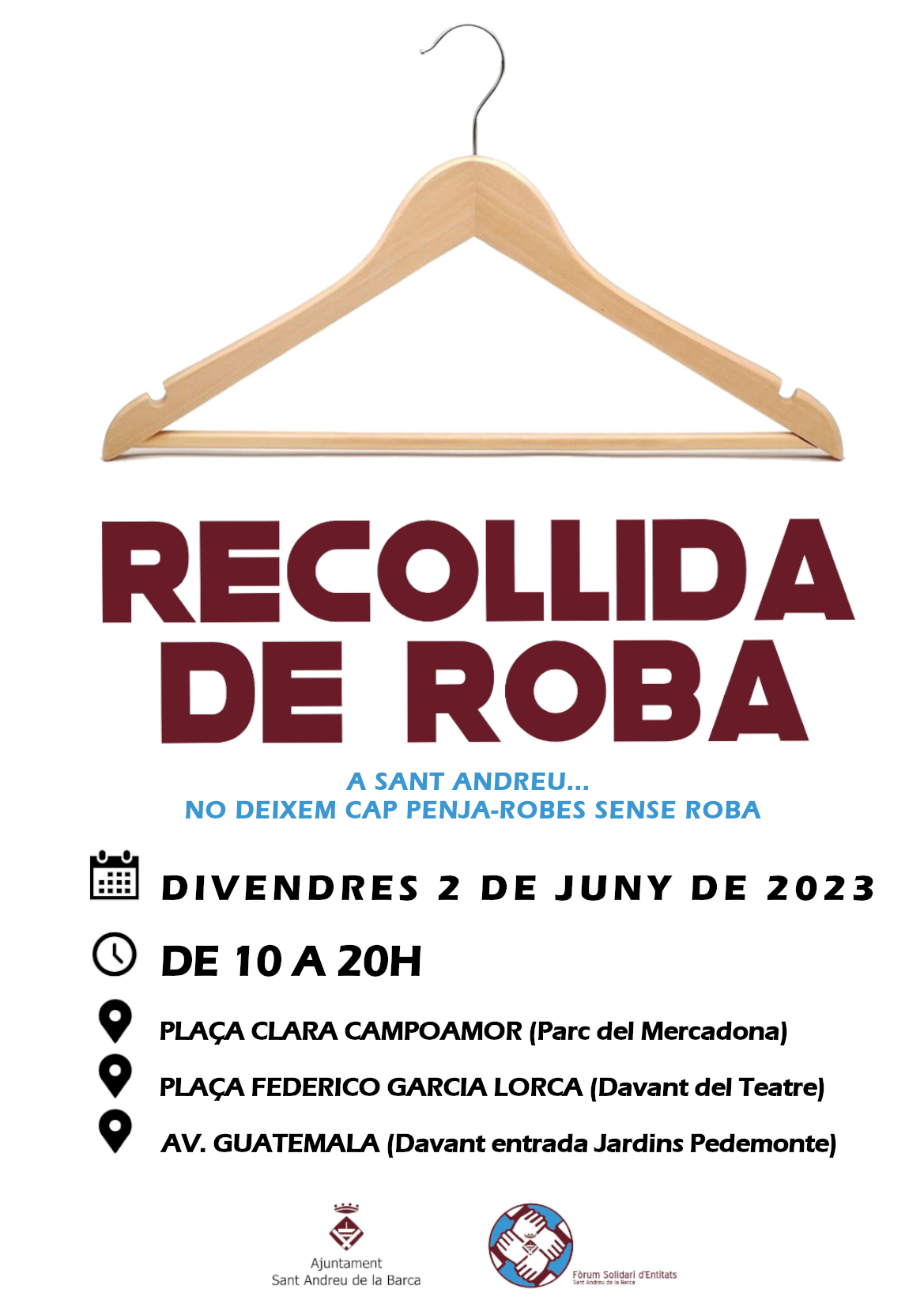 Sant Andreu de la Barca organitza una nova campanya de recollida de roba